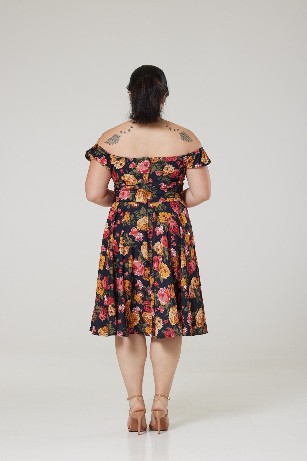 Moni Dress, Black / Black, alternate image number 1