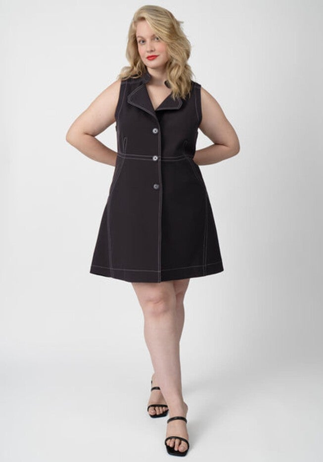 LAYERING VEST, Jet Black / Black, alternate image number 1