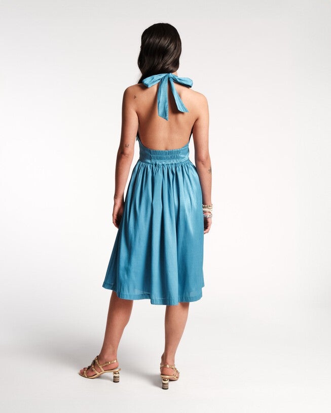 Lydia Dress, Blue / Light Blue, alternate image number null