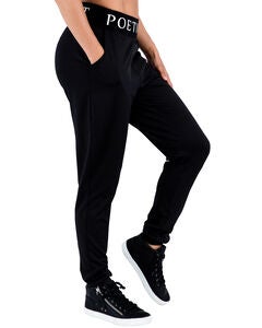 Plus Size Lex Black Jogger Pants w Pockets
