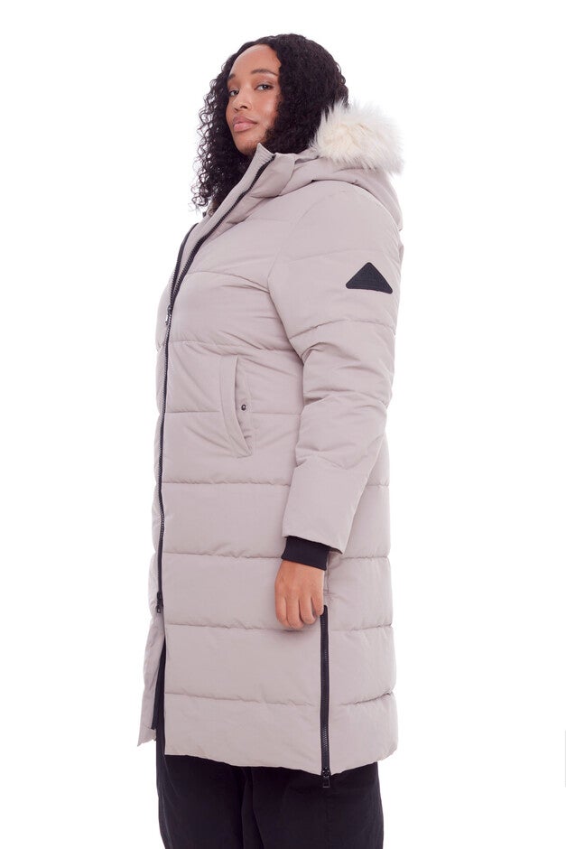 Women's Plus Size - KLUANE | Vegan Down Recycled Ultra Long Winter Parka, Water Repellent, , alternate image number 5