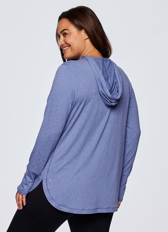 Studio Breathe Super Soft Hoodie Tunic, , alternate image number 6