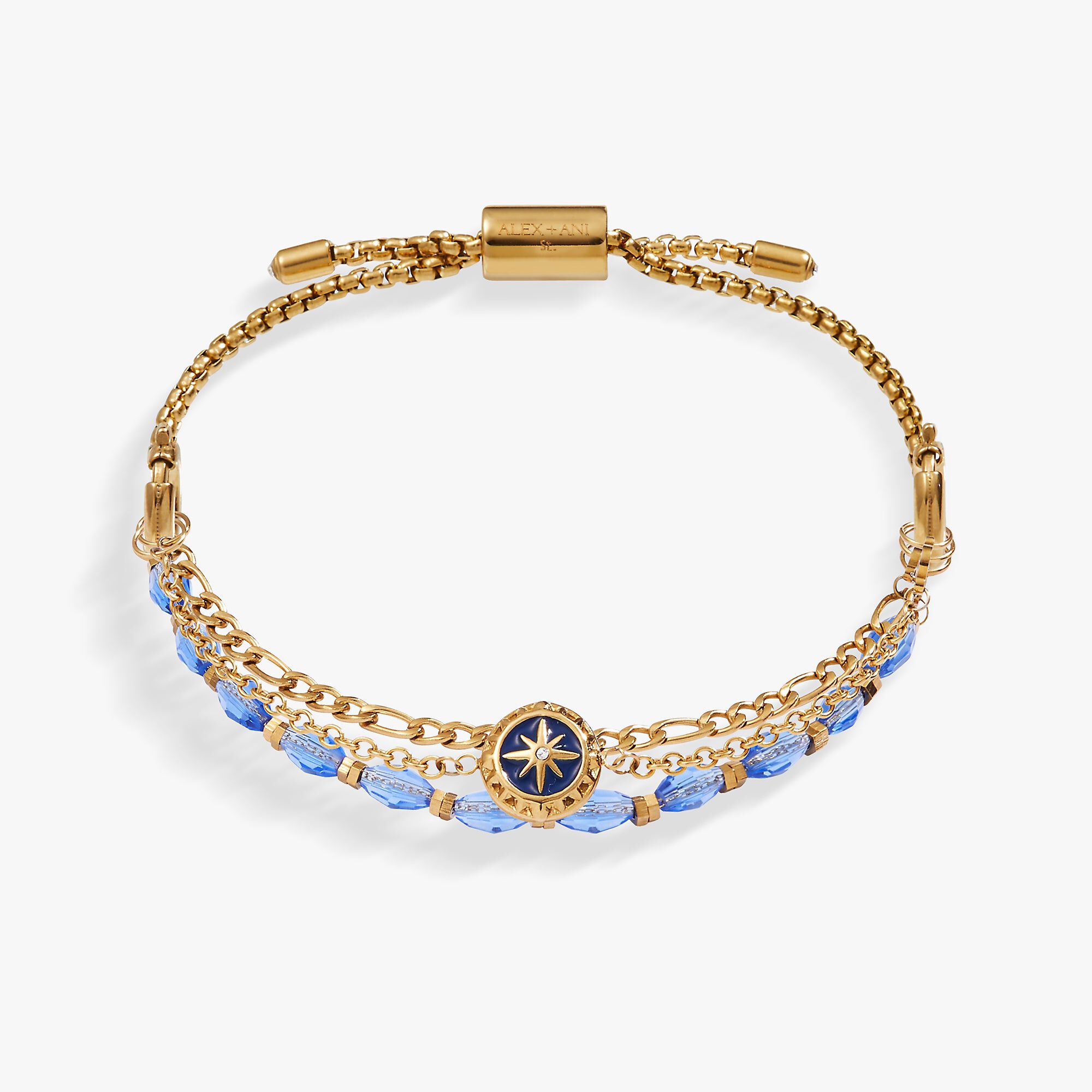 Compass Stranded Bracelet Set, Gold / Gold, hi-res image number 0