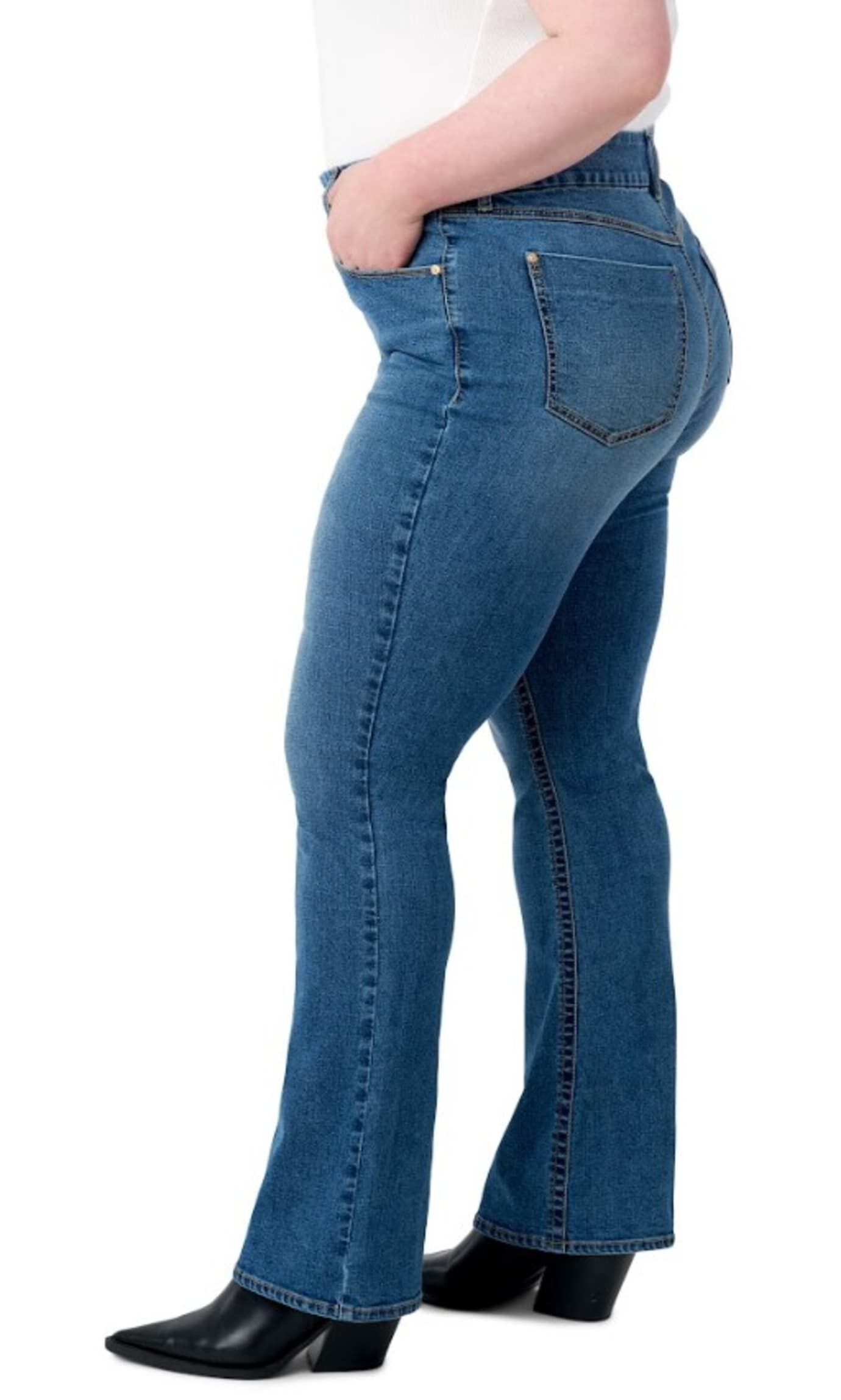 Tummyless Boot, Hilo / Medium Wash, alternate image number 1