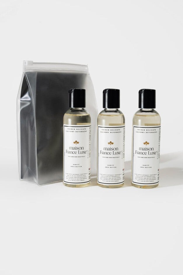 Luxe Laundry Detergent Sample Trio, Karite Karite Karite / Light Yellow, hi-res image number 0