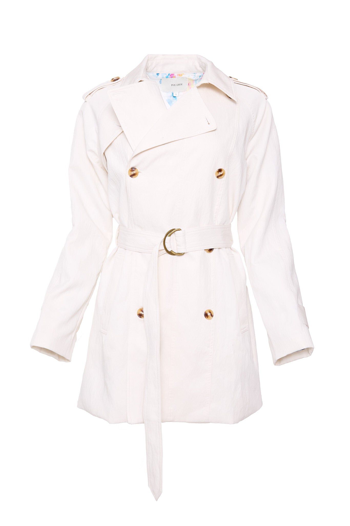 Linden Trench Coat, Blue Bouquet / Beige, alternate image number 6