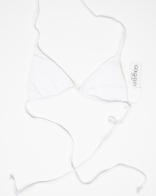 Itsy-Bitsy Bikini Top, White / White, hi-res image number 0