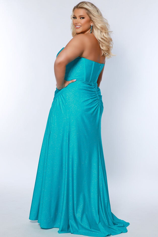 IN YOUR DREAMS FORMAL GOWN, Aqua / Aqua, alternate image number null