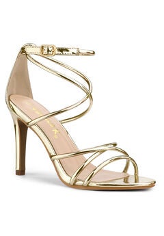 Open Toe Strappy Straps Stiletto Heel Sandals