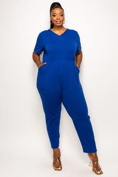 KYLIE V NECK JUMPSUIT