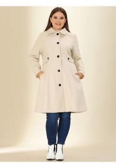SINGLE BREASTED BELTED WINTER LONG COAT