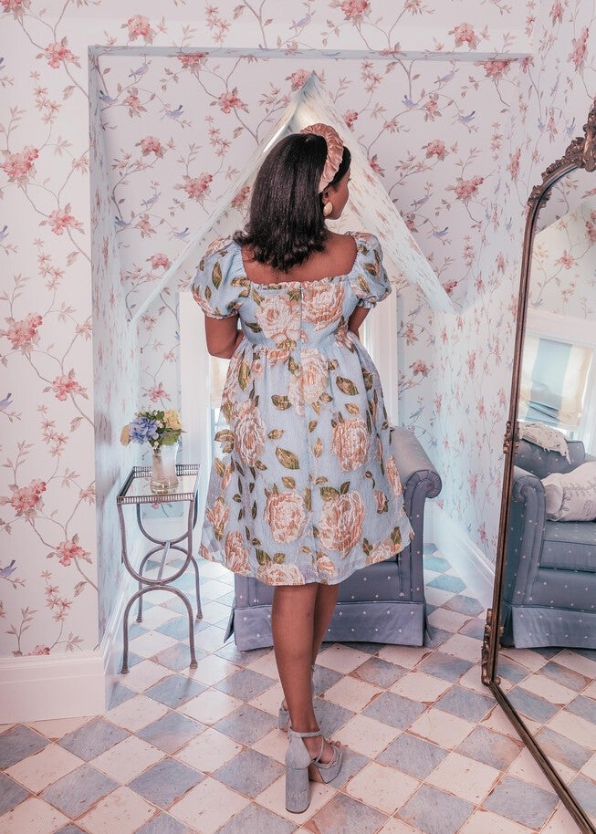 Beaumont Dress, Blue / Light Blue, alternate image number null