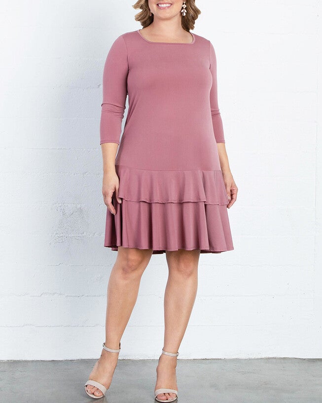 Coquette Cocktail Dress, MOODY MAUVE / Mauve, hi-res image number null
