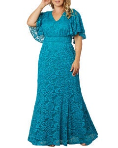 Duchess Lace Evening Gown