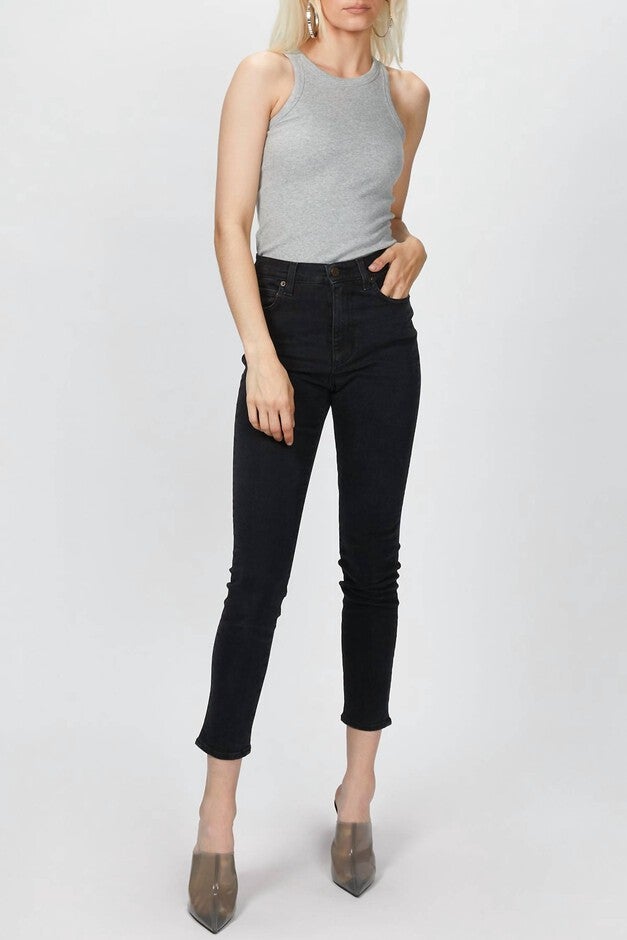 THE ALINE TANK IN GREY, Grey / Black, hi-res image number null