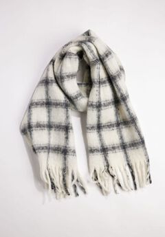 Warm Window Plaid Scarf
