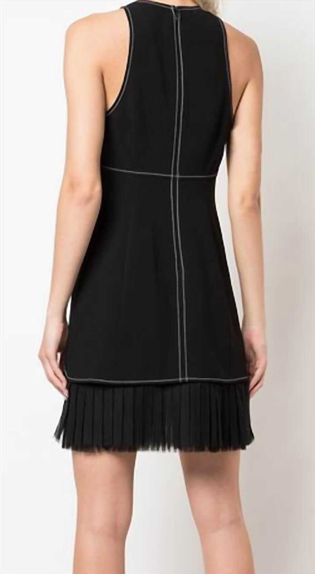 CATHY DRESS, Black / Black, alternate image number 3