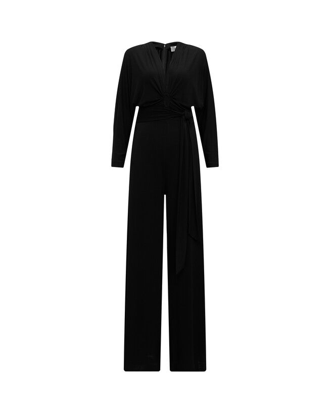 DVF AURELIA JUMPSUIT, Water Tiger Caramel / Black, hi-res image number 0