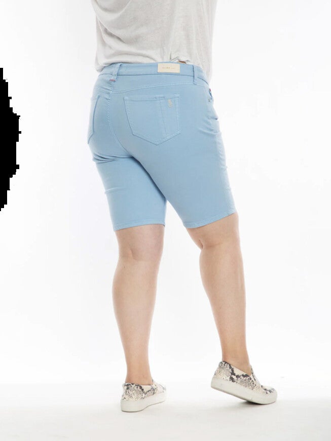 Haley Mid rise Bermuda, CERULEAN / Light Blue, alternate image number 1