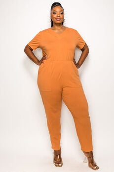 KYLIE V NECK JUMPSUIT