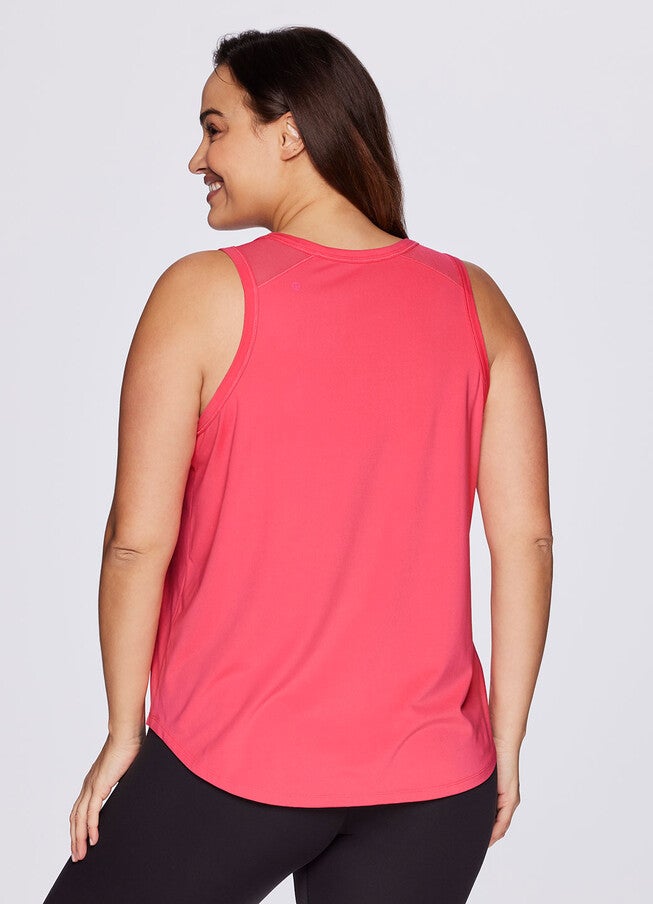 Plus Super Soft Easy Breezy Tank, Coral / Coral, alternate image number null