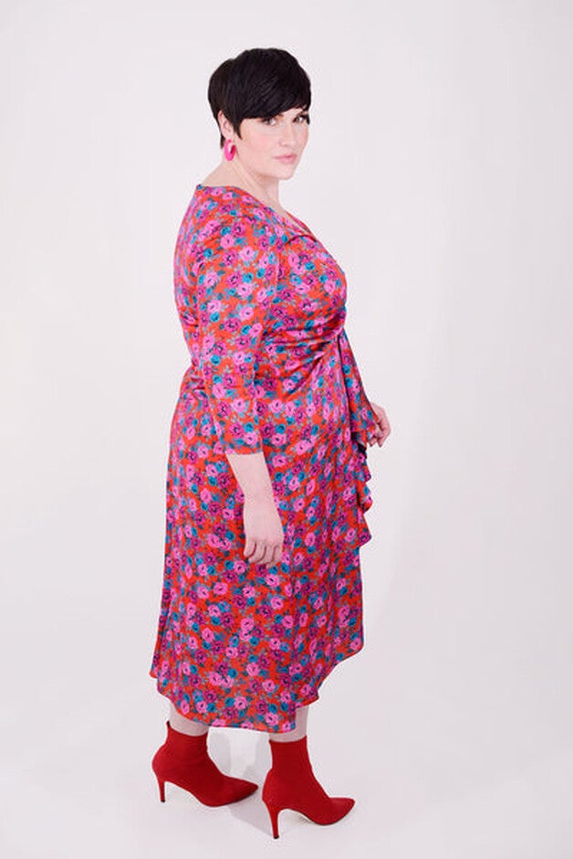 Winnie RNR Dress, Red / Red, alternate image number null