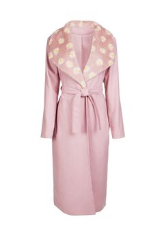 Plus Size Pink Coat For Women