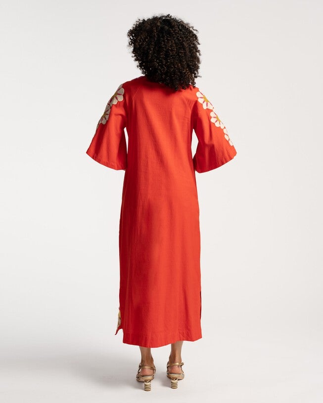 Delightful Caftan, CoralMuti / Coral, alternate image number 3