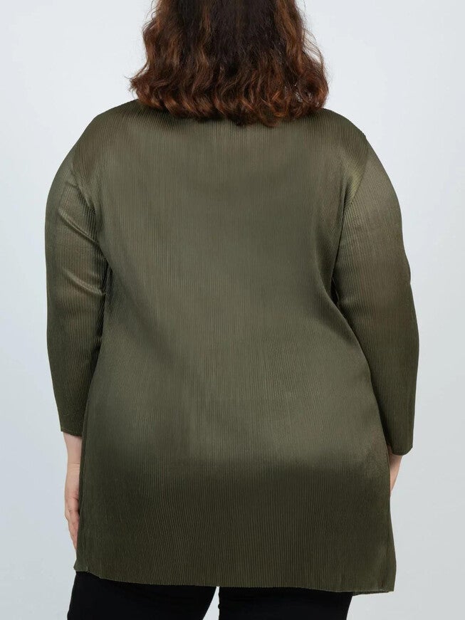 Patricia Mini Accordion Pleats Waterfall Cardigan, , alternate image number 8