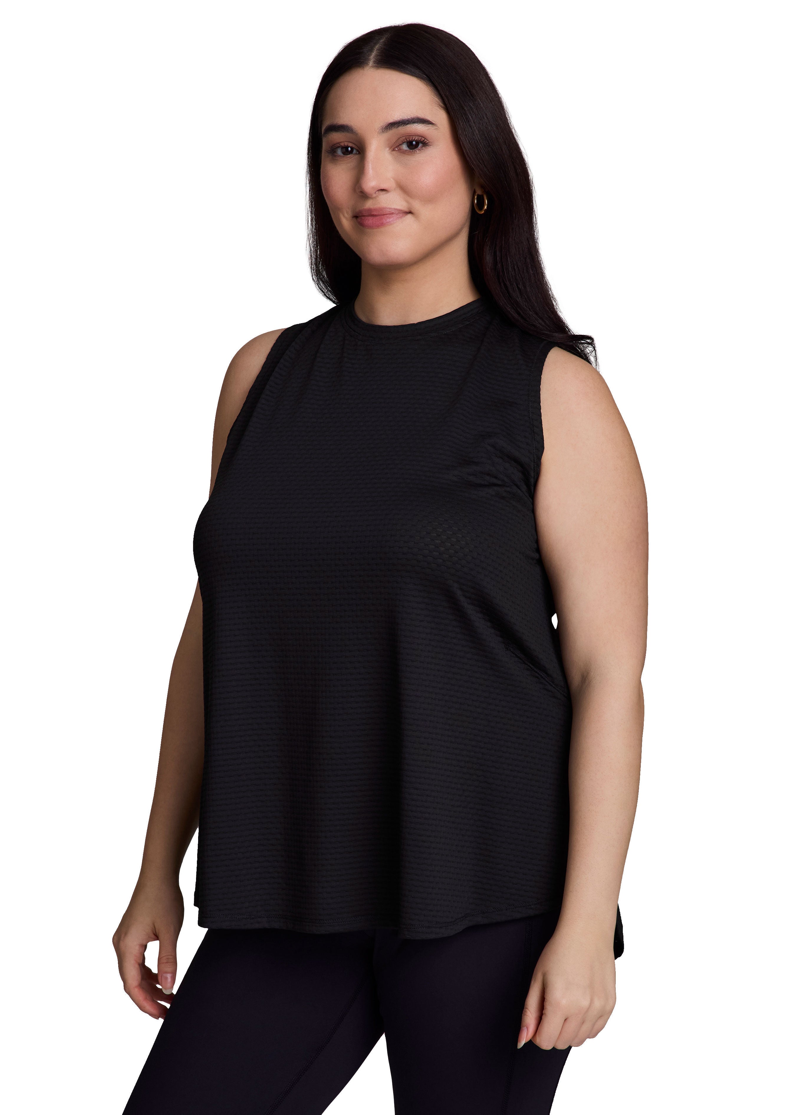 Plus Breezy Does It Tank, Black / Black, alternate image number 1