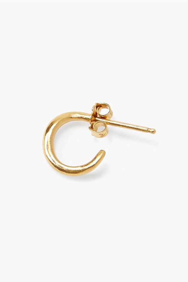 WOMEN'S INFINITY HOOP EARRINGS IN YELLOW GOLD, Yellow Gold / Gold, alternate image number null