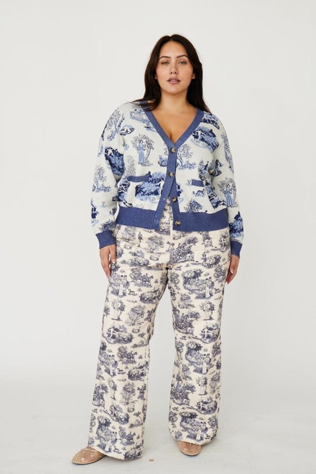 MIKE PANT, MANHUNT TOILE BLUE / Light Blue, hi-res image number 0