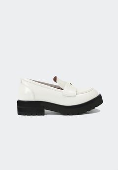 Sam Lucky Penny Leather Loafers