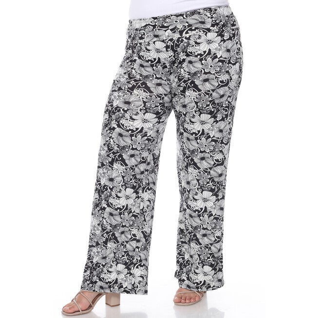 Floral Paisley Palazzo Pants, , alternate image number null