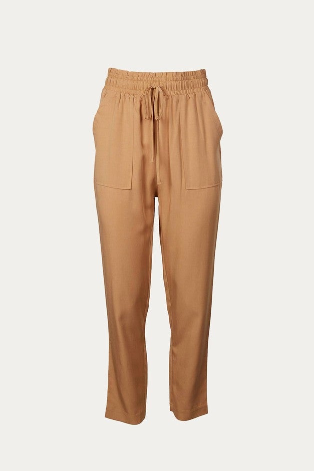 PAPERBAG PANTS IN APRICOT, Apricot / Orange, hi-res image number 0