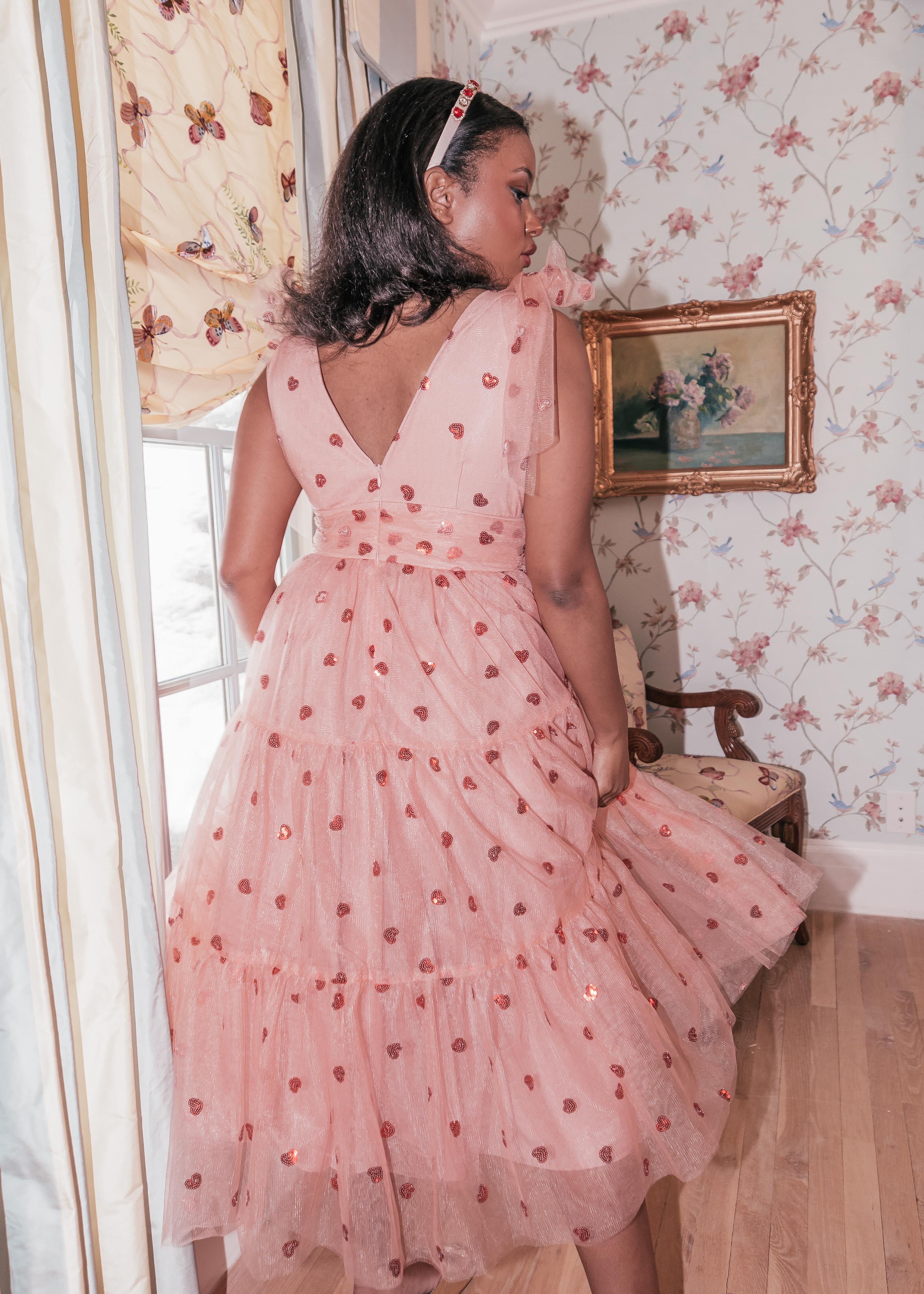 Sweetheart Dress, Pink / Pink, alternate image number 4