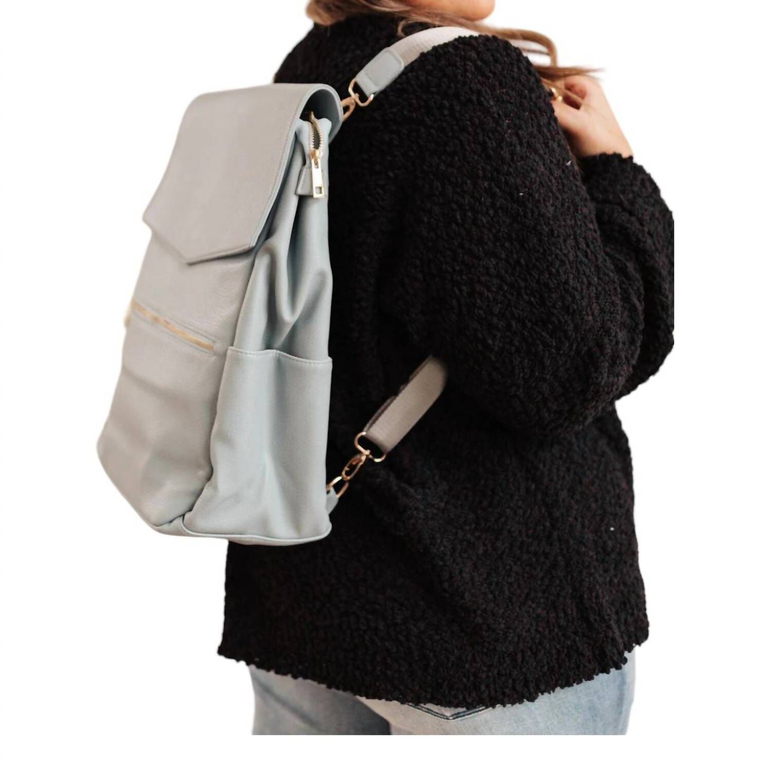 Hot Mom Baby Bag, Blue / Azure Blue, alternate image number 3