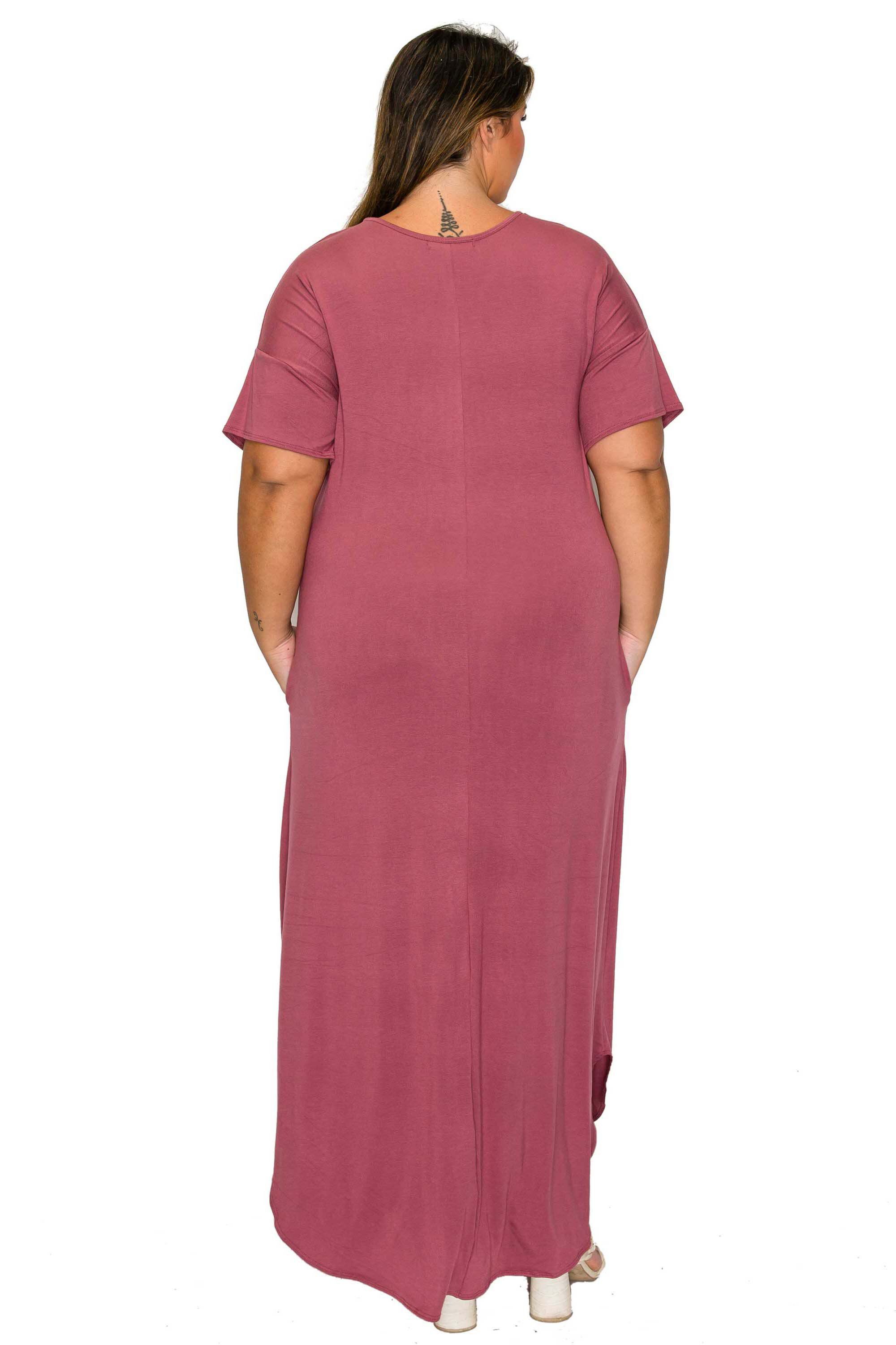 Scarlett Pocket Maxi Dress, Mauve Dark / Mauve, alternate image number 2
