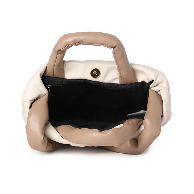 Haute Sauce Women's Puffer Shoulder Bag, White / White, alternate image number 4