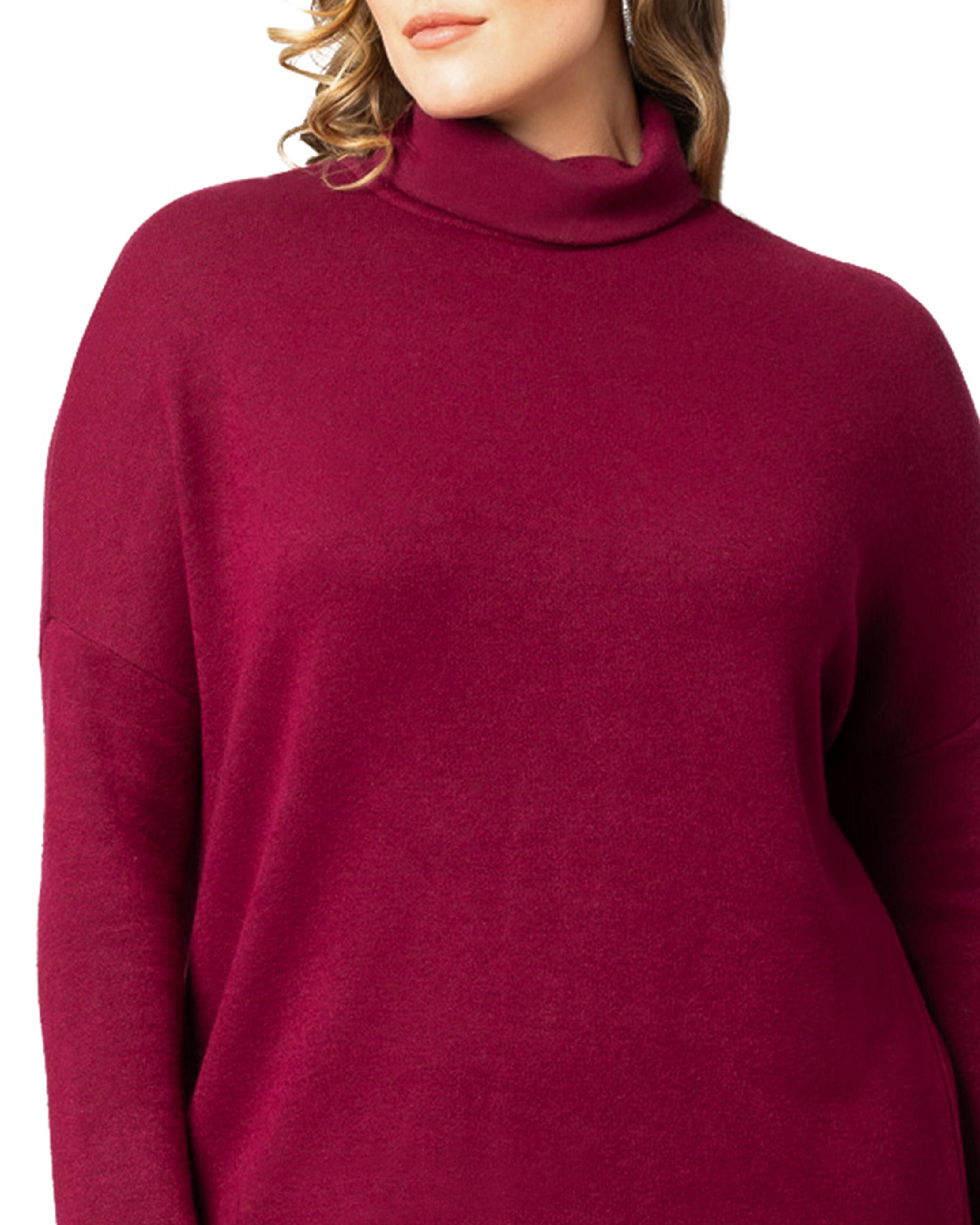 Paris Turtleneck Tunic Sweater, , alternate image number 4