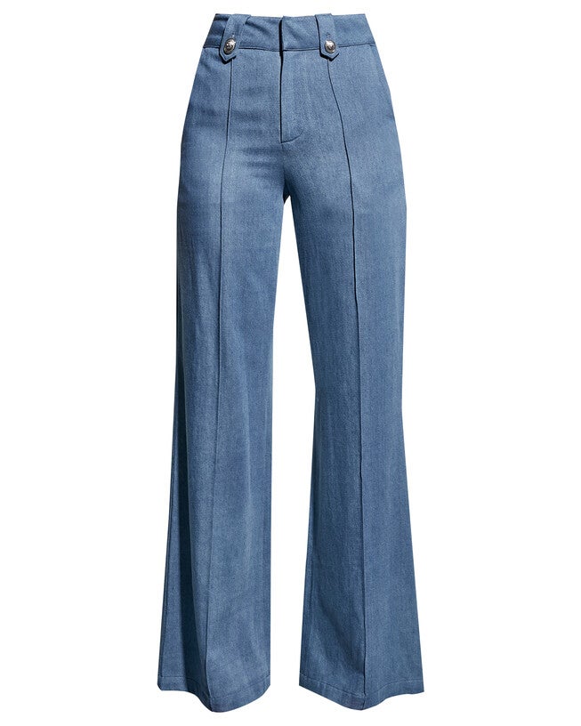 Dominga Denim Trousers, Denim / Light Blue, hi-res image number 0