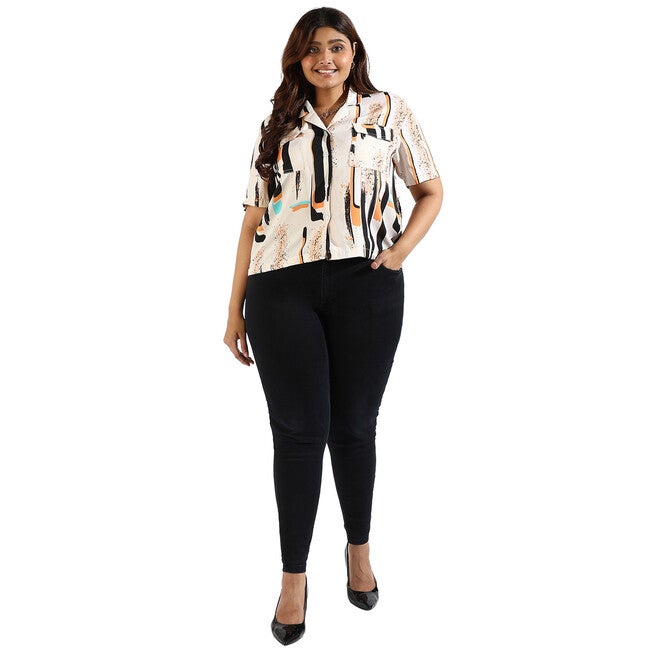 Women Abstract Design Casual Shirts, , alternate image number 8