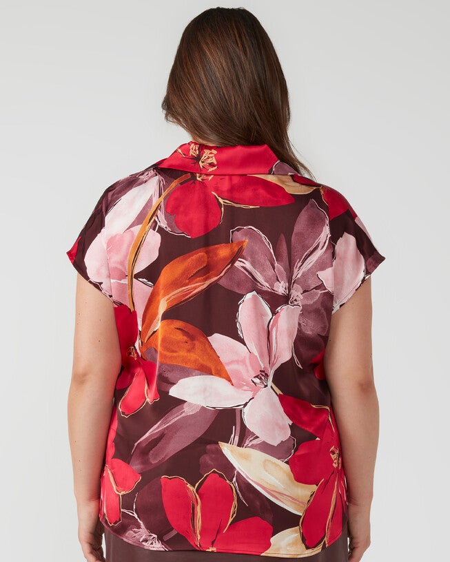 Scarlett Shirt, Print / Pink, alternate image number 3