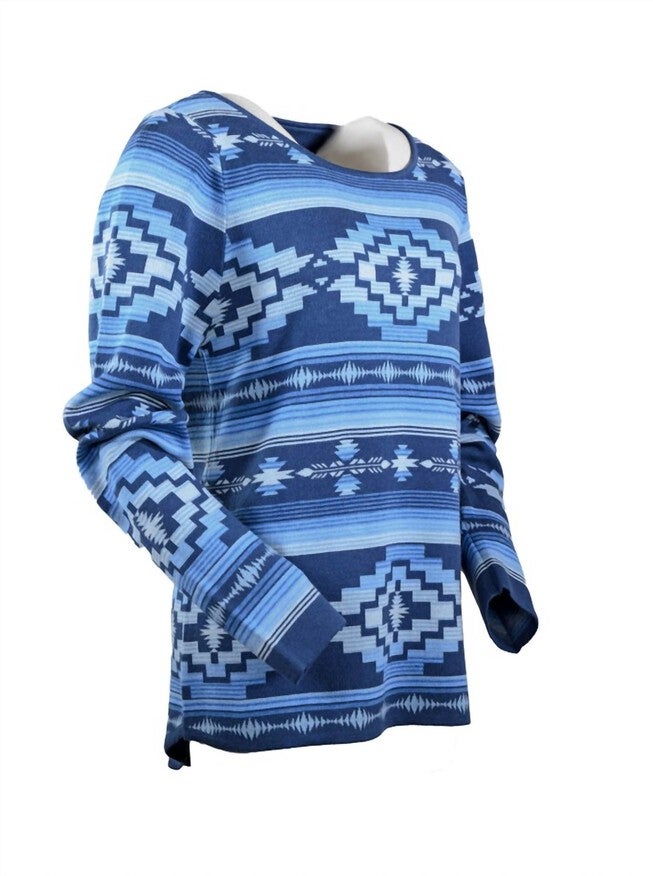 WOMEN’S CONNIE SWEATER IN BLUE, , alternate image number null