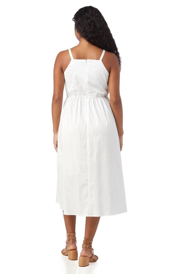 GENEVIEVE DRESS IN BRIGHT WHITE, , alternate image number null