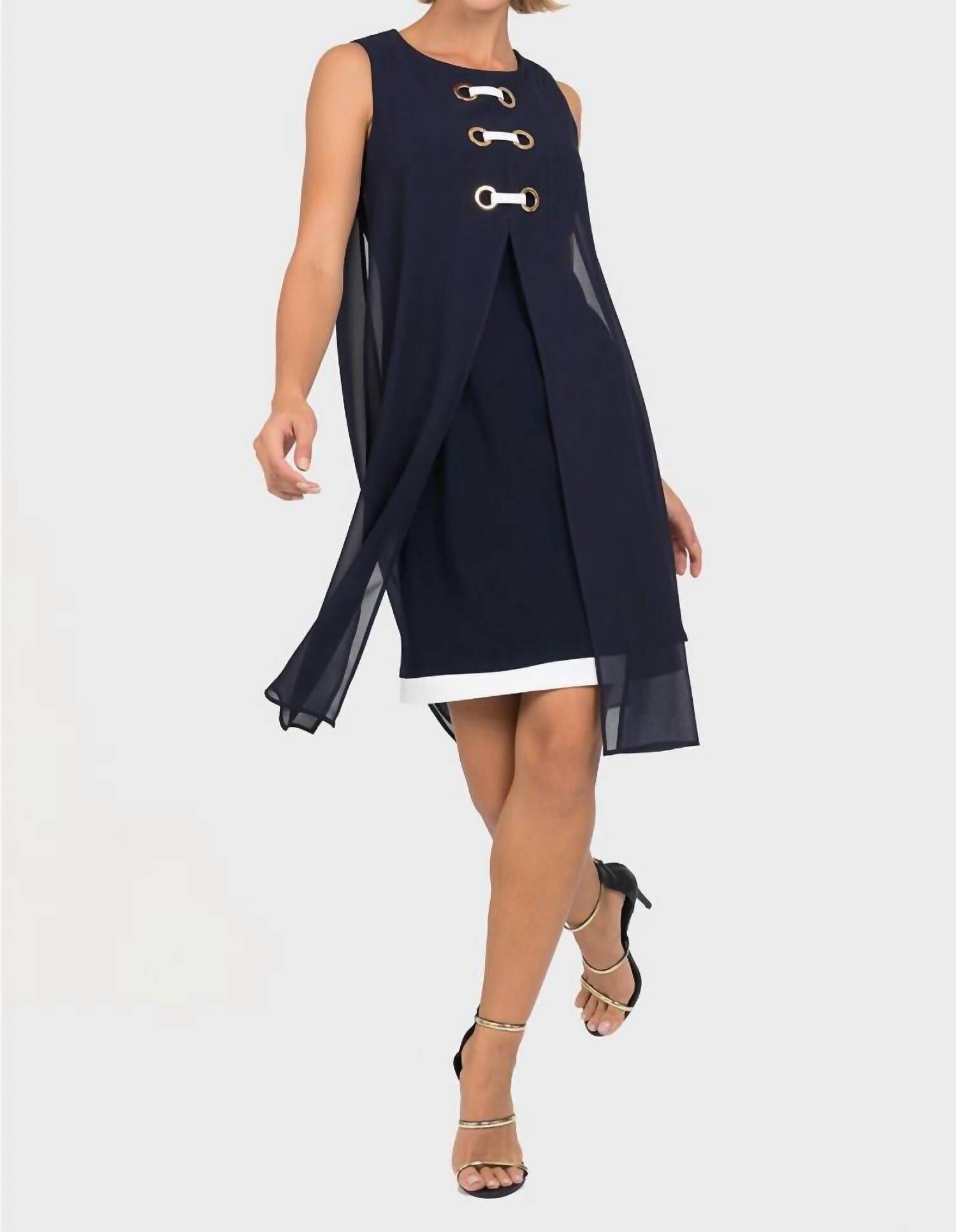 NAUTICAL DRESS IN NAVY, Navy / Navy, hi-res image number 0