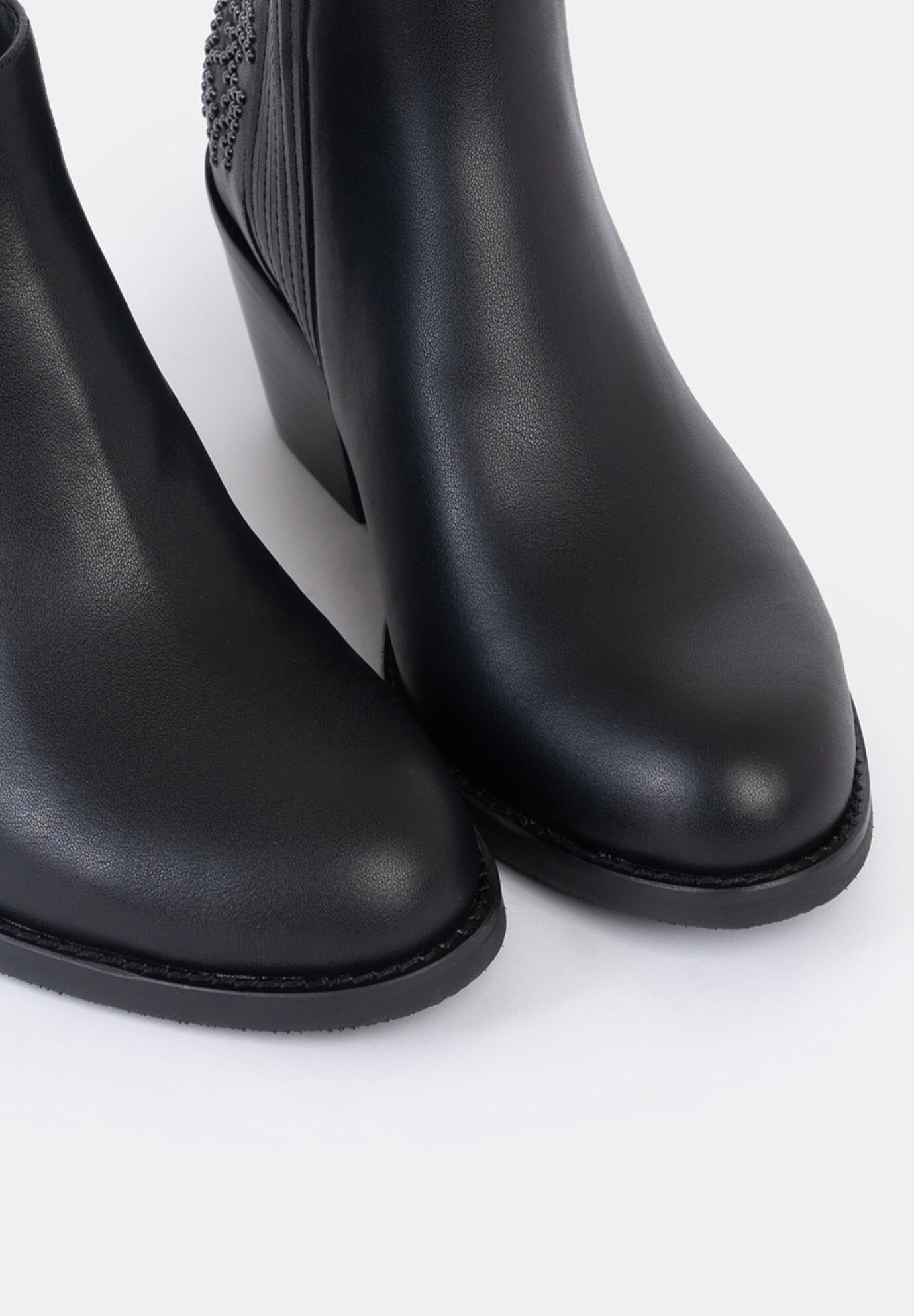 Faith Step In Gore Bootie, Black / Black, alternate image number 3