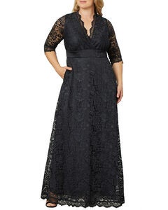Maria Lace Evening Gown