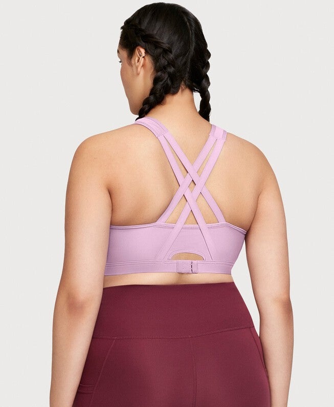 Zip Up Front-Closure Sports Bra, , alternate image number 6