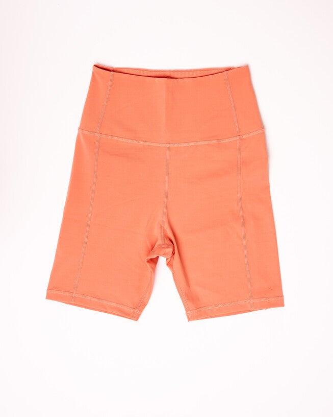 5 inches Cycle Ultraluxe Shorts High Waisted, Sunrise Melon / Orange, hi-res image number 0
